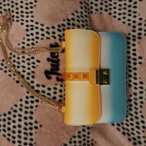 Gradient Yellow and Blue Women's Bag